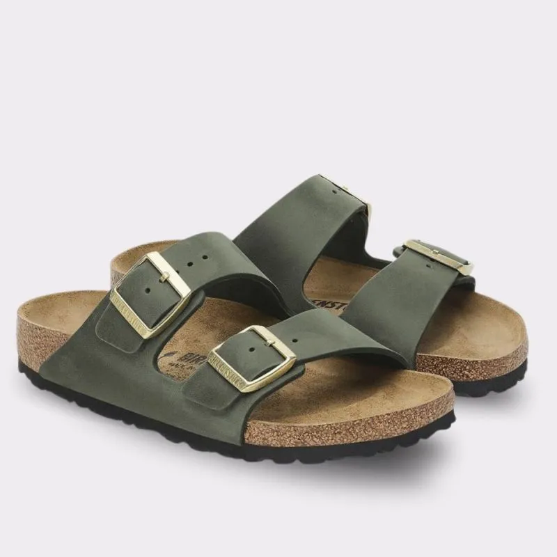 BIRKENSTOCK ARIZONA THYME OILED LEATHER REGULAR Online by BIRKENSTOCK Just Walking
