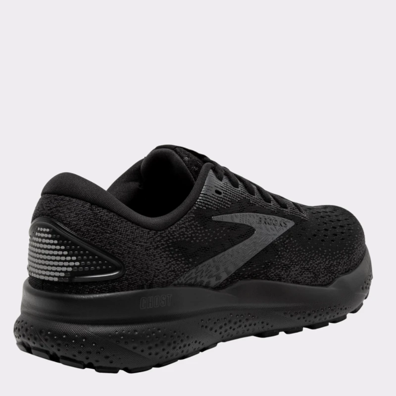 BROOKS WOMENS GHOST 16 GTX 1B BLACK BLACK EBONY