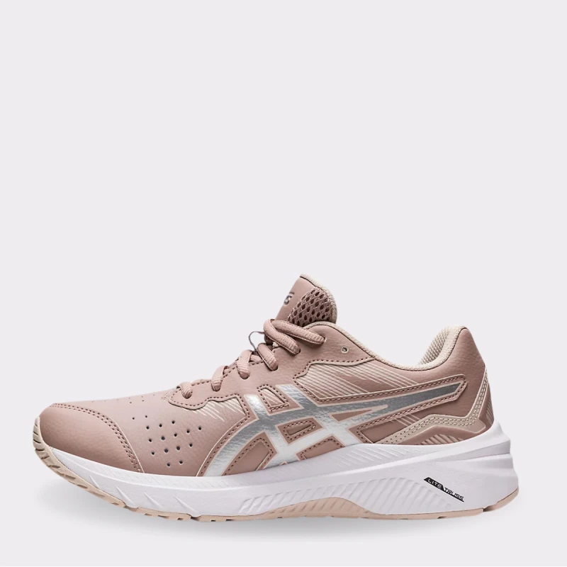 ASICS WOMENS GT 1000 LEATHER 2 D WIDTH FAWN PURE SILVER Online by ASICS Just Walking